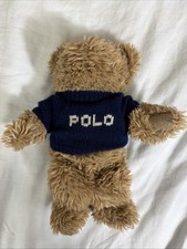Vintage Polo Bear Stuffed Animal 9" Tall