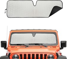 Windshield Sun Shade for Jeep,Windshield Sunshade for Wrangler TJ JK JL1997-2024