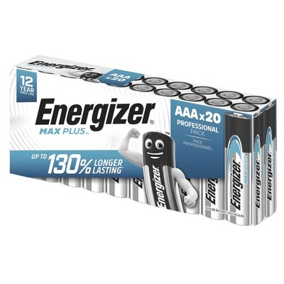 Energizer Max Plus LR03 Micro AAA Batterie 20er Karton