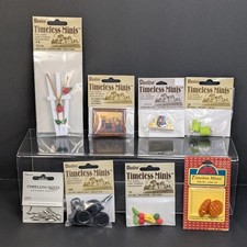 Darice Timeless Minis Scaled Miniature Accessories (YOU CHOOSE) Dollhouse Decor
