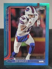 Khalil Shakir 2025 Topps Chrome #32 Teal #/199
