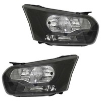 Scheinwerfer Set Links & Rechts Schwarz H7/H15 Mit Tagfahrlicht FüR Ford Transit