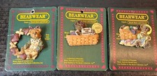 Boyds Bears  Friends Bearware Lot Of 3 Collection Pins 2 Are Limited Edition