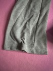 No Boundaries Women's Gray Waffle Knit Ankle Leggings XXS Drawstring Stretch — photo 4