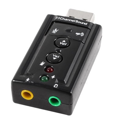 Afunta Dynamode 7-Kanal USB 2.0 Soundkarte schwarz 7.1