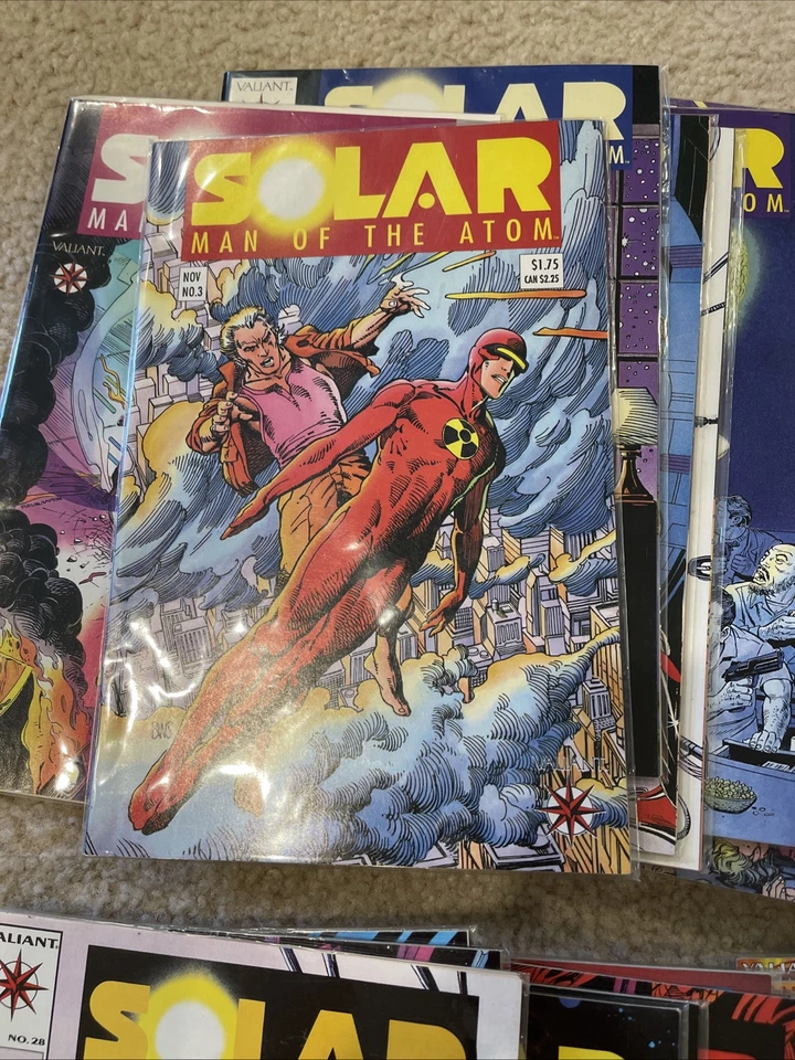 Solar Man of the Atom Lot of 56 Comic Books 1-60 (Missing 1,2,10,11) Rare - Image 2 of 4