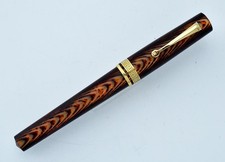 ARMANDO SIMONI CLUB ASC BOLOGNA MEDIO ARCO BROWN CELLULOID SPINA FOUNTAIN PEN F