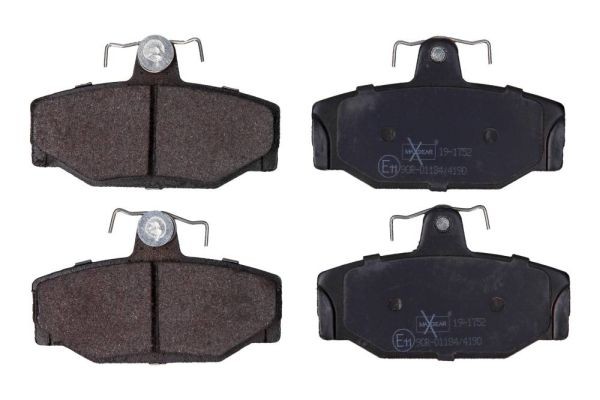 Plaquettes de frein MAXGEAR 19-1752 pour Volvo 270923 avec garniture en céramique