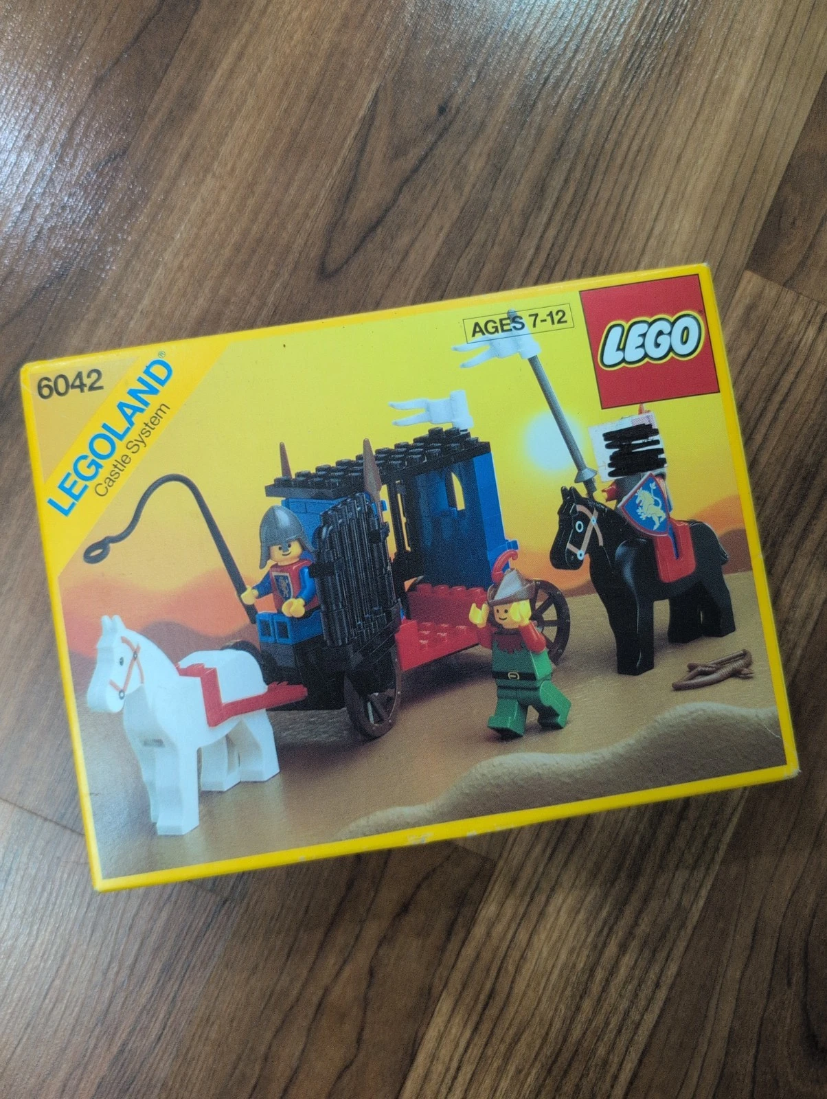 LEGO 6042 Dungeon Hunters Castle System Instructions Box VTG 1990 NEW SEALED