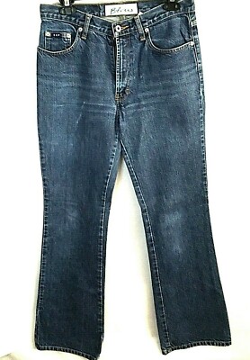 Vintage Express Bleus Flared Womens Blue Denim Jeans 90s  Size 7/8