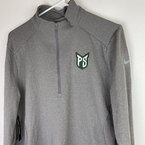 Nike Dri-fit PS ¼ Zip Sweater Golf Gray Women’s Size Large Standard Fit Pullover - Picture 3 of 10