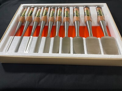 Japanese chisel Oire nomi Yoshio Usui All  HSS Blade 10p Set 碓氷淑夫