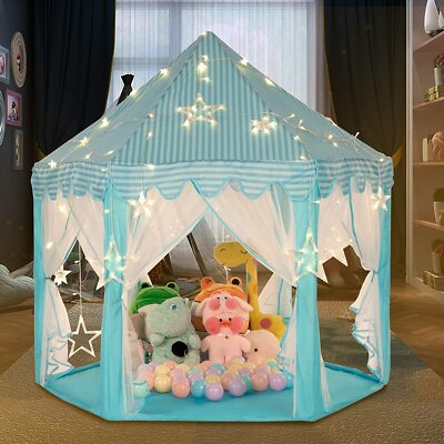 Princess Castle Tent for Boys/Girls Fairy Play Tents for Kids
