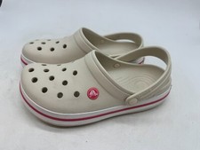 Crocs Crocband Clogs Stucco Tan Rubber Slip-On Comfort Unisex - 7 Men/9 Women