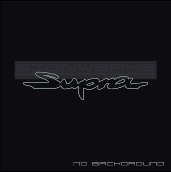 Toyota Supra Decal Sticker logo A90 Outline - Pair | eBay