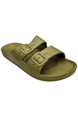Freedom Moses Slide Sandals The Metallics Athena
