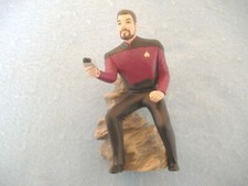 VINTAGE HALLMARK ORNAMENT-COMMANDER WILLIAM T. RIKER-THE NEXT GENERATION-1996