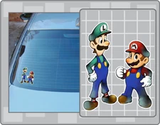MARIO & LUIGI Vinyl Decals #1 Car Truck Sticker Super Mario Bros. Decal
