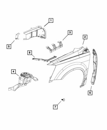 Paquete de torre de suspensión para Dodge Grand Caravan 2008-2020 (N/P 5109297AC)