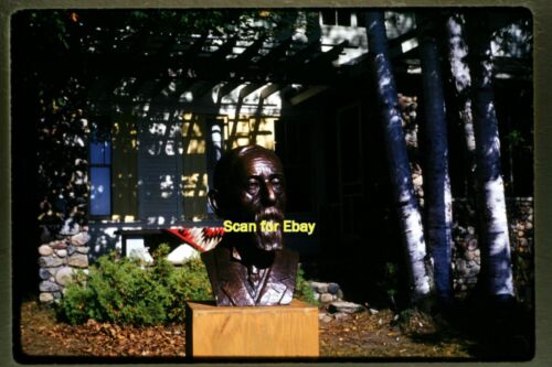 Bronze Bust at Torch Lake, Michigan in 1962, Kodachrome Slide aa 14-23b - Picture 1 of 1