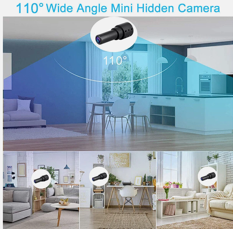 Mini Camera HD 1080P WiFi Video Audio - Image 3 of 4