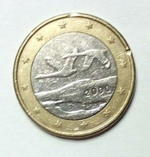 EURO FINNLAND 2000 1,00&euro; (28) Suomi 1&euro; EIN-EURO-M&Uuml;NZE zirkuliert aus Umlauf