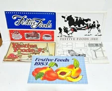 Lot of 5 Vintage Festive Foods Cooking Pamphlets Southwestern Public Service