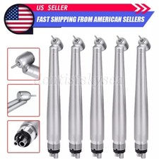1-5pcs Dental 45 Degree High Speed Handpiece Push Button Turbine 4Holes WCA4