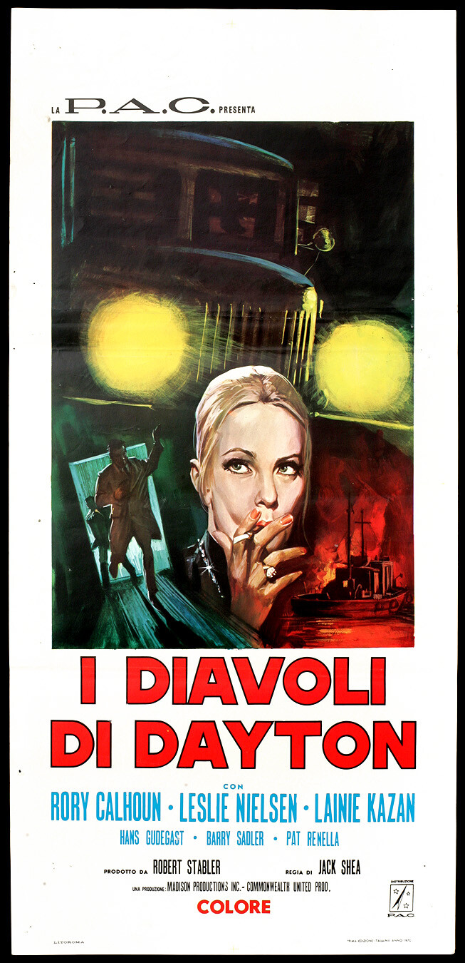 Locandina originale film I diavoli di Dayton (1968) - Regia di Jack Shea
