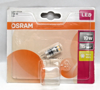 Osram Led Leuchtmittel Stiftsockellampe 0,9W = 10W G4 Klar Warmweiß 2700K
