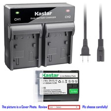 Kastar Battery Dual Fast Charger for Nikon EN-EL15 MH-25 Nikon D800E DSLR Camera