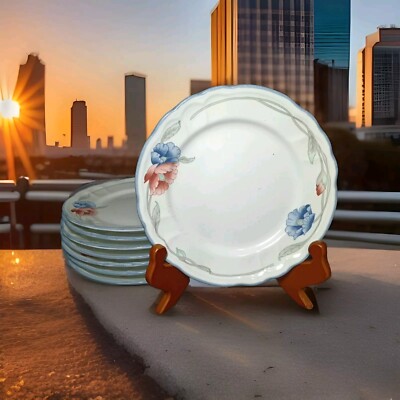 Epoch NEW SWEET DREAMS E940N Salad Dessert  Plates 7 1/2'' D Set of 8