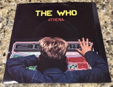 THE WHO ~ ATHENA/IT'S YOUR TURN 1982 WARNER BROS (7-29905) 7" SINGLE w/PS