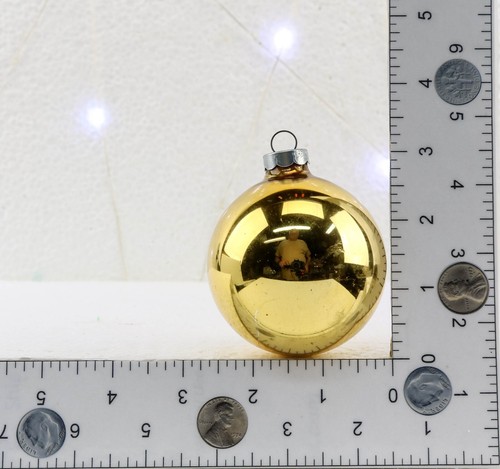 Red & Gold Mercury Glass Mr Christmas Ornaments Mid-Century Modern Atomic Xmas - Picture 9 of 10