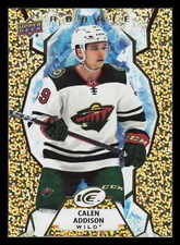 2021 Upper Deck Ice Calen Addison  #137 Gold RC
