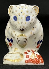 Royal Crown Derby 'Derby Dormouse' Paperweight Collectors Guild 1st Quality Gold