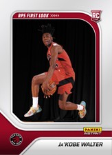 2024-25 Panini Instant NBA Ja'Kobe Walter RPS FIRST LOOK SP Raptors #RPS-18 RC