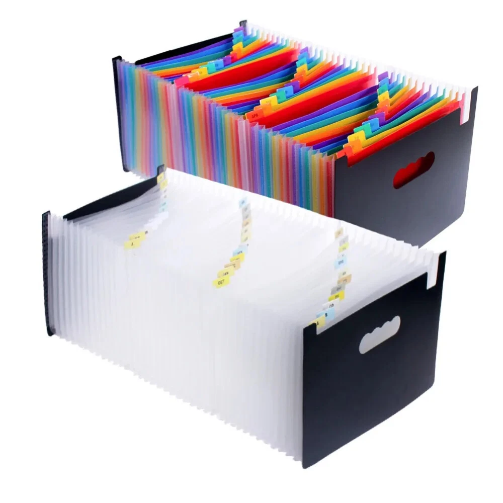 Expanding File Folder A4 Large Plastic Ergonomic Practical Design