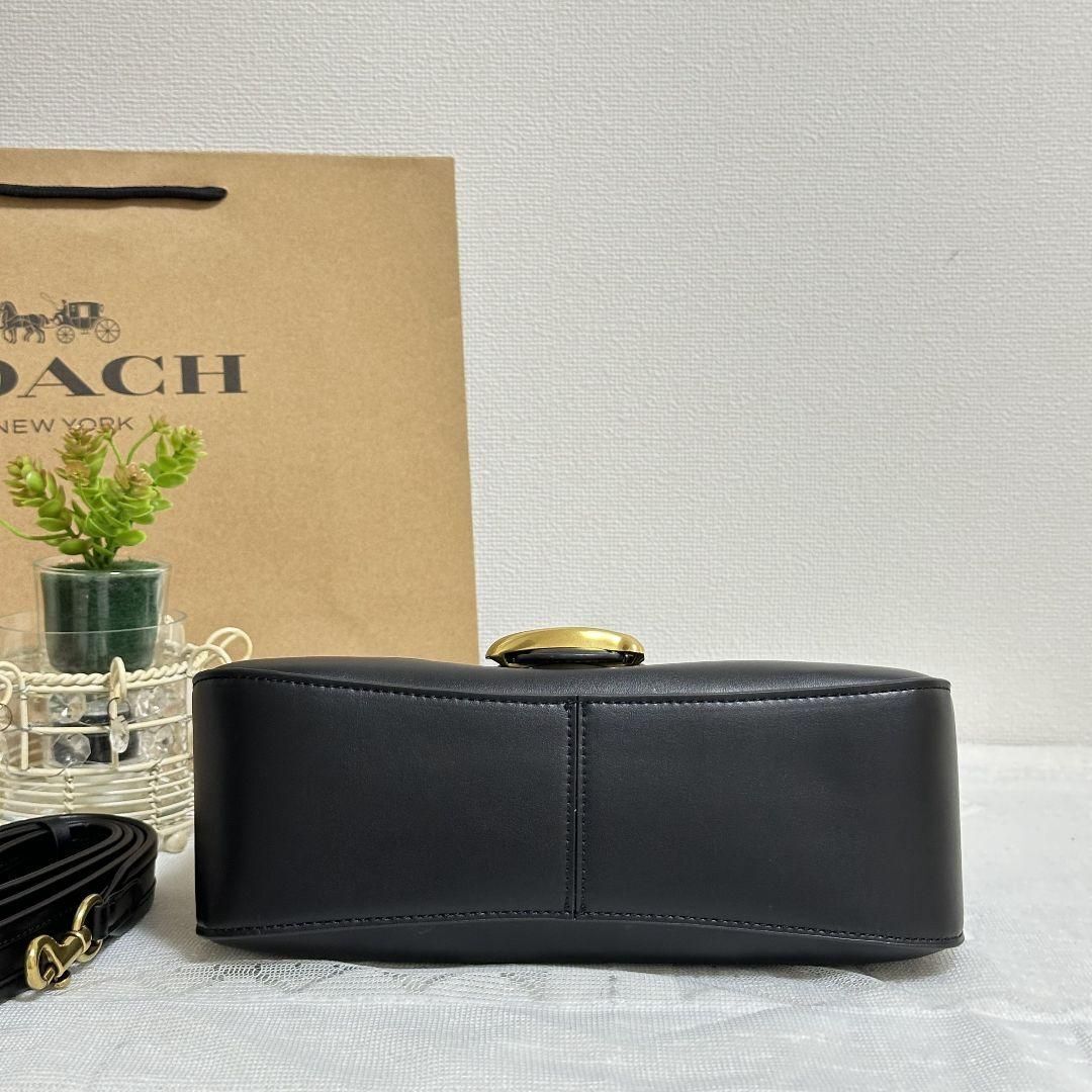 Coach C4823 Leather Soft Tabby Shoulder Bag Crossbody Black Coach C4823 Leather Soft Tabby Shoulder Bag Crossbody Black