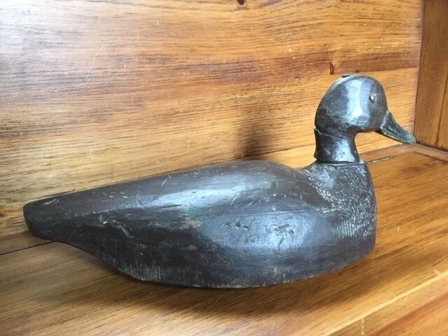 Vintage New England Duck Decoy Working Folk Art - Image 2 of 4