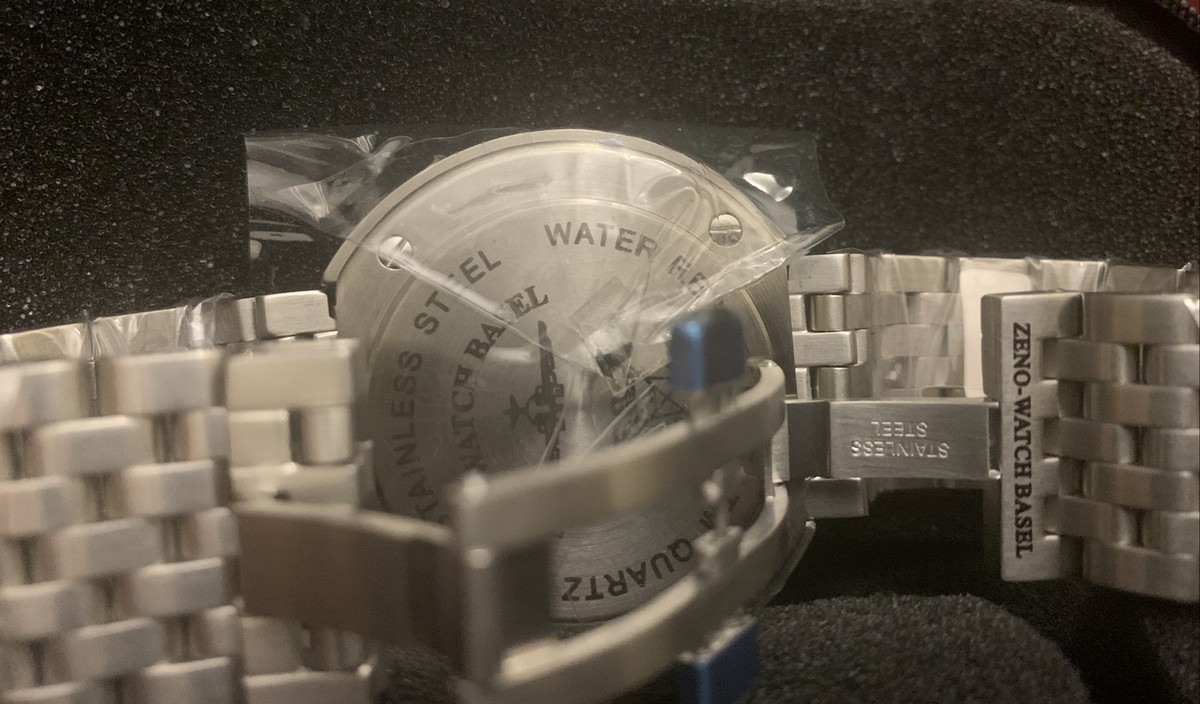 時計 ZENO-WATCH BASEL REF.B554Q Zeno Watch Basel REF.B554Q Quartz Stainless W.R.5ATM Men's