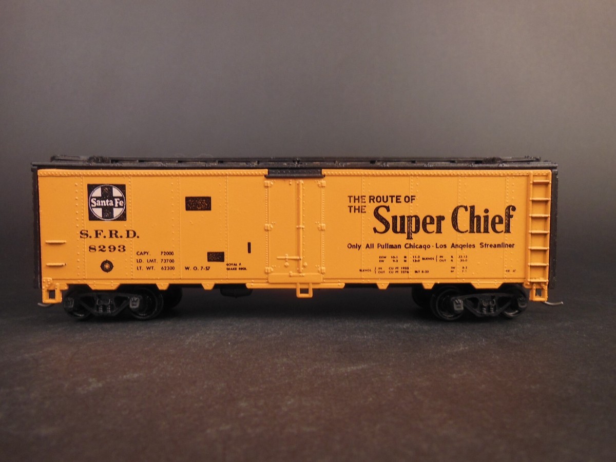 ウオルサーHOサンタフェ　スパーチーフ HO SCALE SANTA FE SFRD 8293 SUPER CHIEF 40' STEEL REEFER | eBay