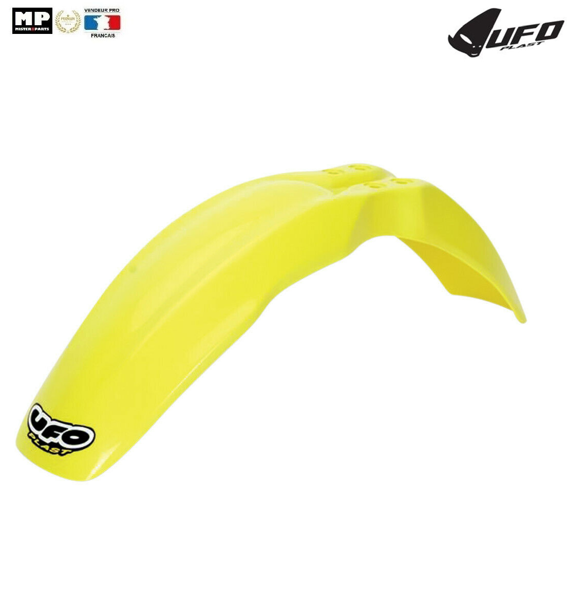 Garde-boue avant UFO RM 65 jaune plastique moto de cross Suzuki 2004