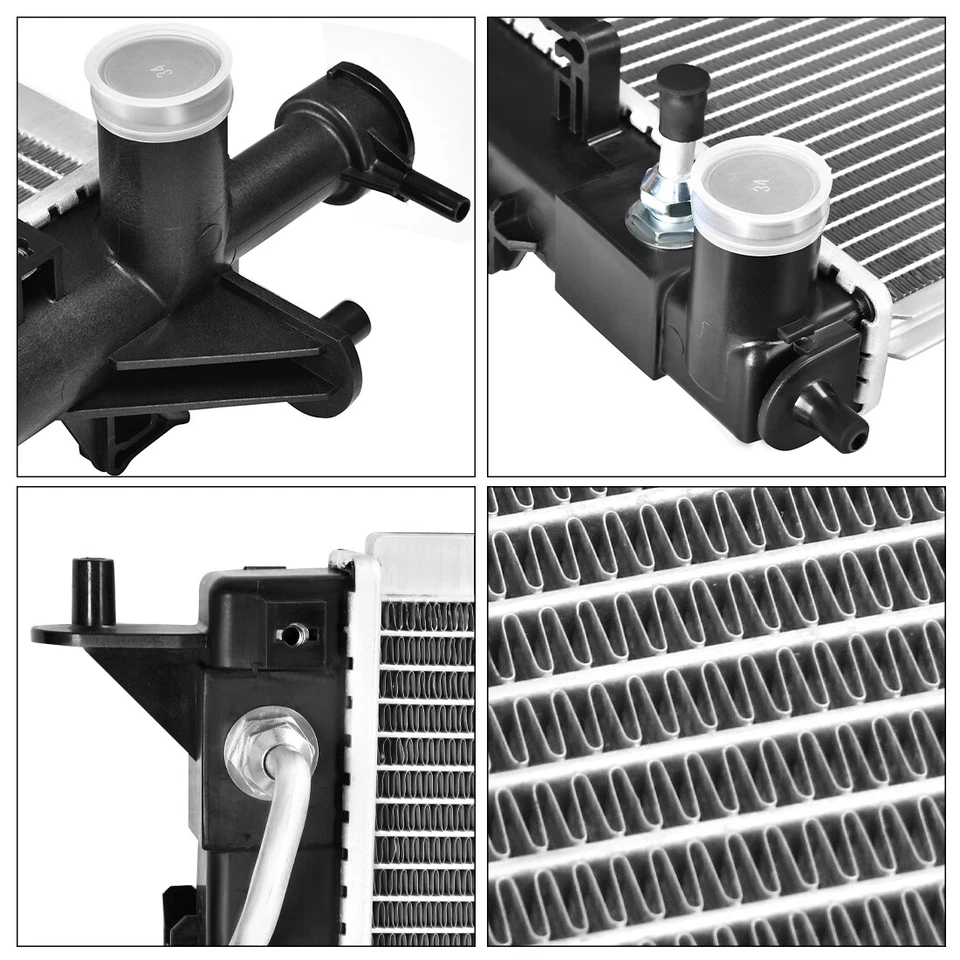 13194 Radiator for 2010-2018 Hyundai Santa Fe 2011-2015 Kia Sorento 2.4 3.3 3.5L - Image 3 of 4
