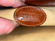 Satchel, Attache Leather, Made Italy Nordstrom- Organizer W/ Shoulder Strap