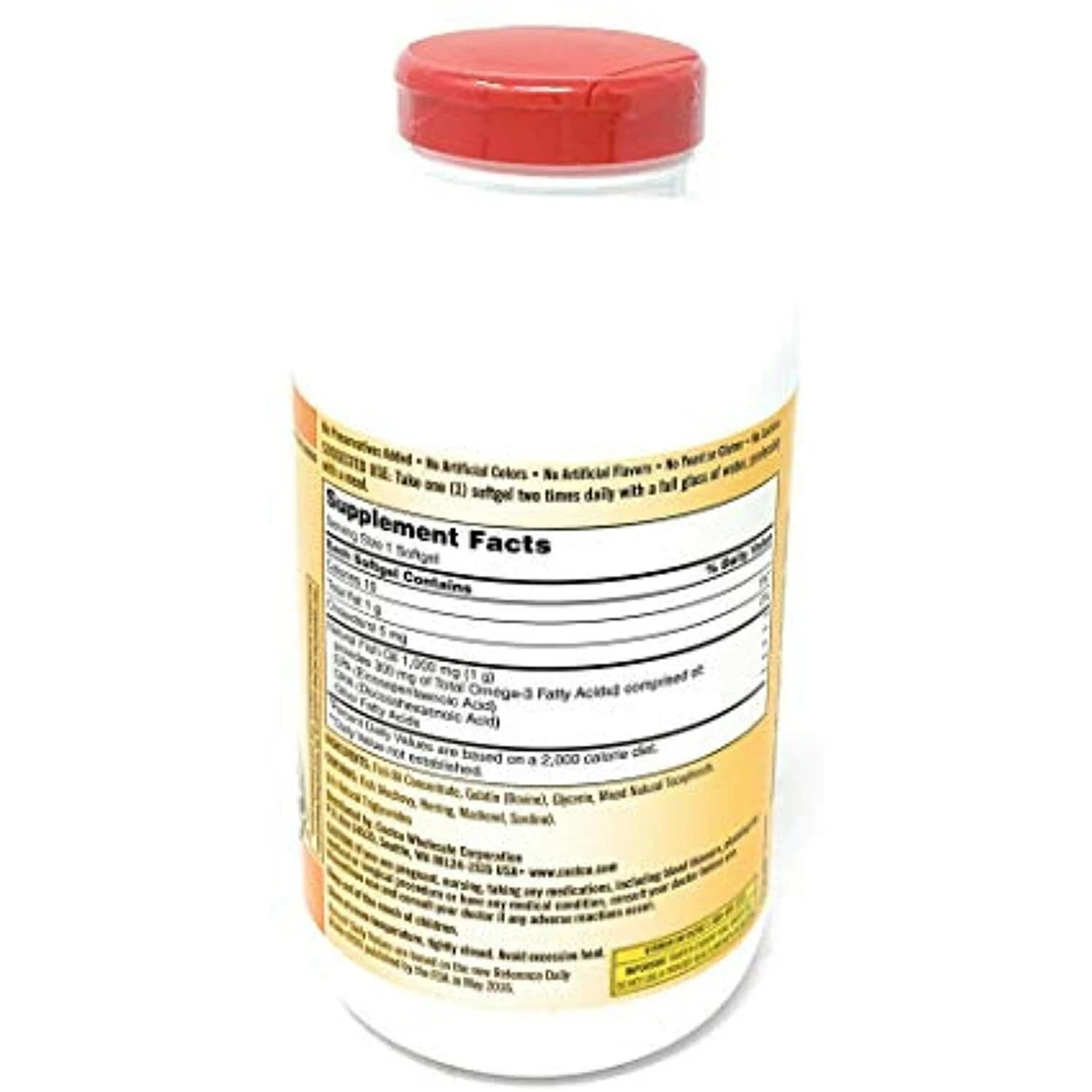 Kirkland Signature Natural Fish Oil Concentrate With