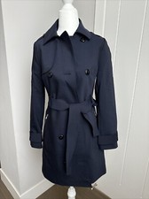 Express Belted Trench Coat Navy Size Xxs Nwt