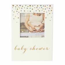 Bambino Baby Shower Paperwrap 4"x4" Photo Frame   with Star Design