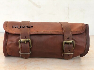 Motorrad Leder Werkzeugtasche Motorrad Werkzeugrolle Sattel Aufbewahrungstasc...