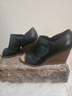 SIZE 6.5 DR. SCHOLL'S Black Wedge Sandals INVPV2253 — photo 3